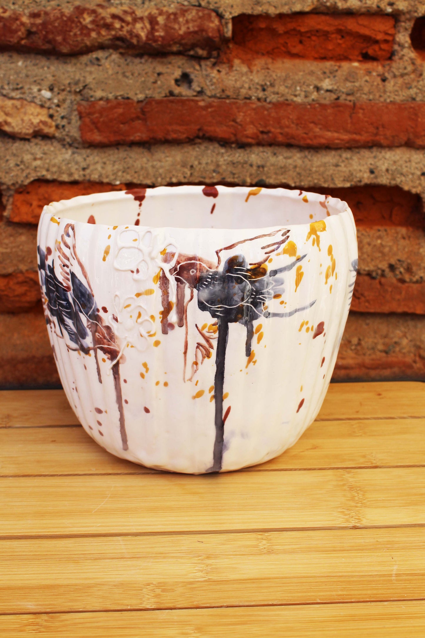 Vase en forme de demie bombonne