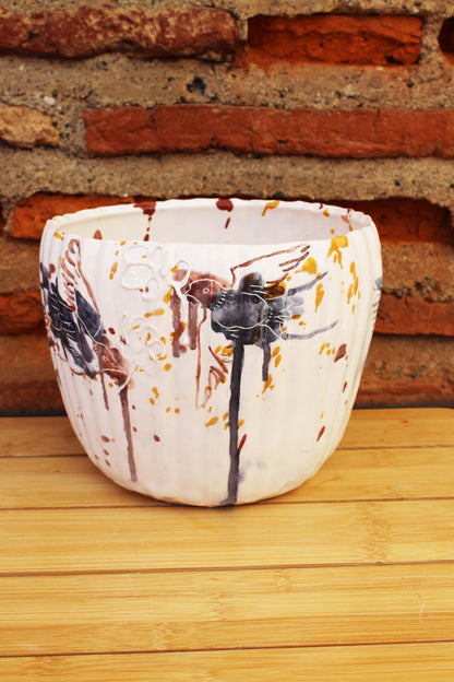 Vase en forme de demie bombonne
