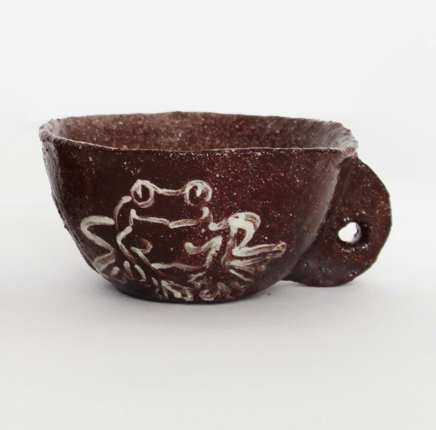 Tasse demoiselle en grès, café ou thé petite contenance.