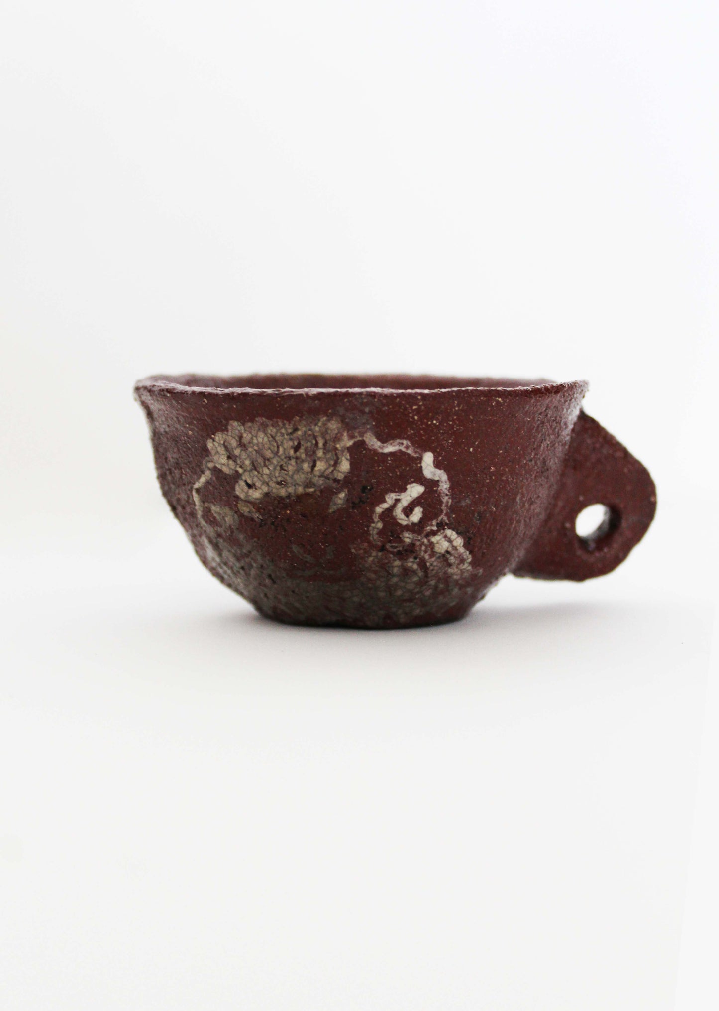 Tasse demoiselle en grès, café ou thé petite contenance.