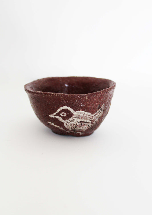 Tasse demoiselle en grès, café ou thé petite contenance.